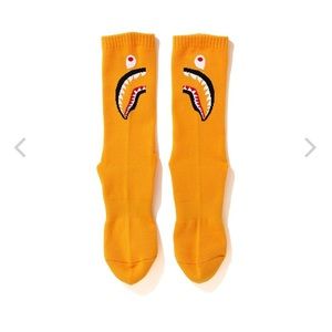 Bape Shark Socks orange Men’s